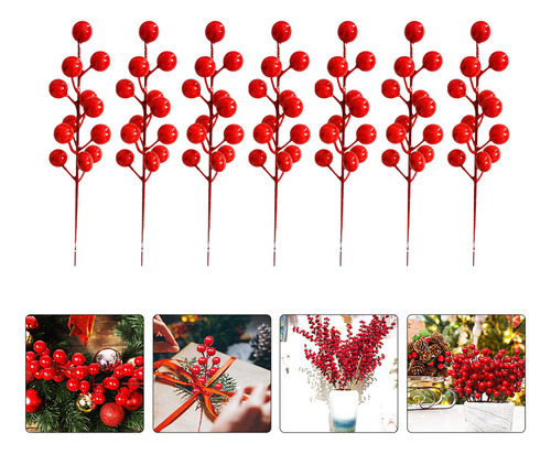 V Centros De Mesa Navideños, Guarnición De Frutos Rojos, 20