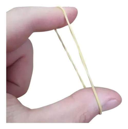 Kit Com 2pct Elástico Standard Amarelo 8,5cm 120uni No 18
