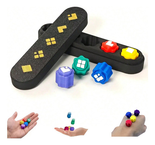 Gonggi Dados Juego Del Calamar Juegos Colecciónable Color Negro