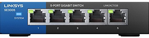 Linksys Se3005: 5-port Gigabit Ethernet Unmanaged Switch, Co