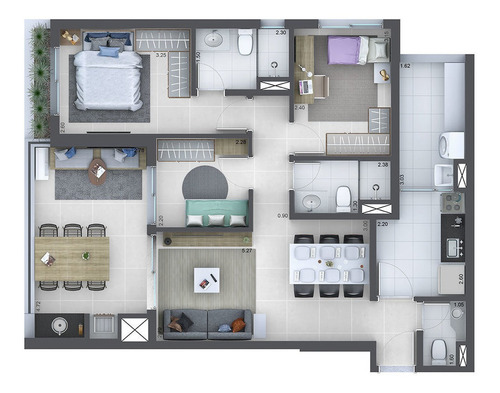 Imagem 28 de 30 de Apartamento À Venda No Bairro Barra Funda - São Paulo/sp - O-1706-6299