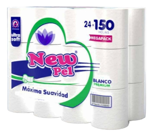 Papel Higiénico Newpel 24 Rollos X30 Mts 150 Hojas