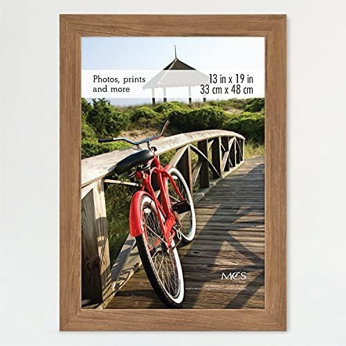 Mcs Museum Poster Frame, Medium Oak Woodgrain, 13 X 21b9m