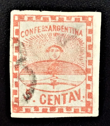 Argentina, Confed Gj 1e 5c. Chicas 1858 Franca Salta L14826