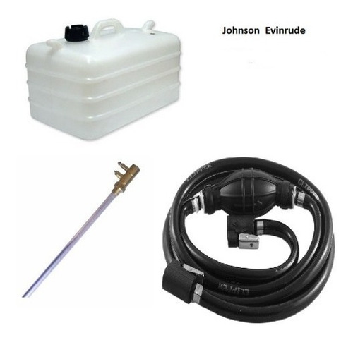 Tanque Combustível 12 L Motor Johnson Evinrude Engate Rápido