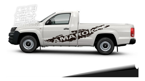 Calco Vw Amarok Cabina Simple Paint Juego