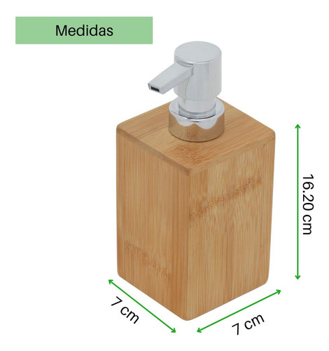 Imagen 5 de 9 de Dispensador De Jabón Para Manos De 200 Ml 100% Ecológico