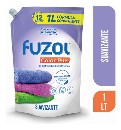 Fuzol Suavizante Ropa Color Plus Doypack 1000 Ml