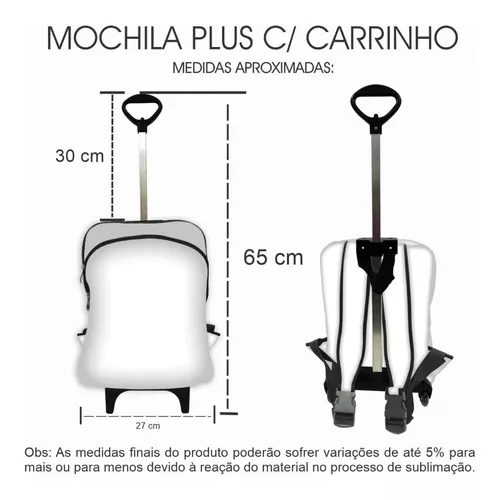 Kit Escolar Premium Mochila c/ Rodinhas + Lancheira + Necessaire