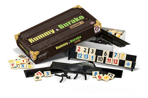 Imagen 2 de 7 de Juego De Mesa Rummy Burako Edicion Viajero Ruibal La Plata