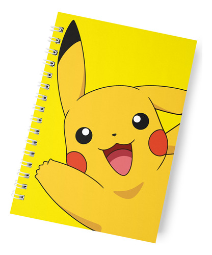 Cuaderno A5 120 Hojas Tapa Dura - Pikachu