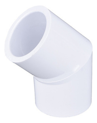 Codo De 45° Pvc 1 1/4 Pulgada Cementar Cedula 40 Paq 10 Color Blanco