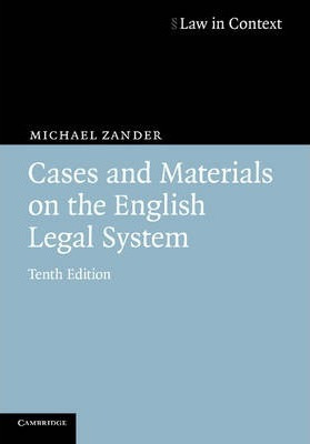Libro Cases And Materials On The English Legal System - P...