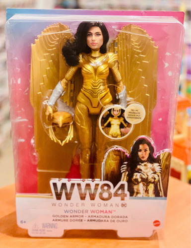 Wonder Woman 84 Armadura Dorada Mattel