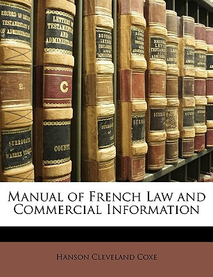 Libro Manual Of French Law And Commercial Information - C...