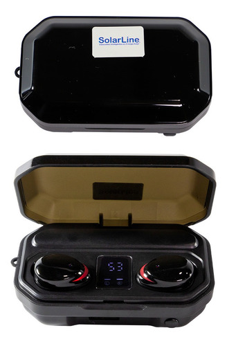 Auricular Microfono Bluethoot Inalambrico Powerbank Linterna
