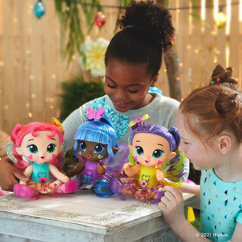 Muñeca Baby Alive Glo Pixies Sammie Shimmer Sienna Sparkle Color Rosa/sammi Shimmer