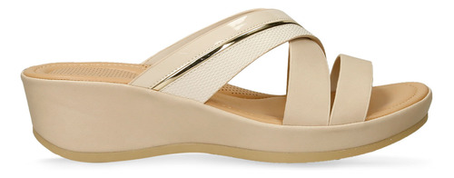 Sandalias Beige Bata Comfit Ilen Mujer