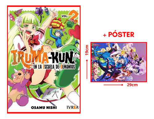 Ivrea Arg - Iruma-kun En La Escuela De Demonios #02 + Poster