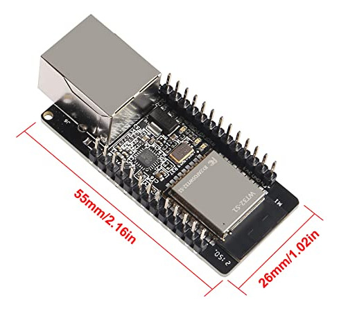 Desarrollador Dweii Wt32-eth01 Esp32, Ethernet, Wifi, Blueto
