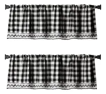 Comprar Juego De 2 Estores Cuadros Buffalo Check De Cuadros, Di...