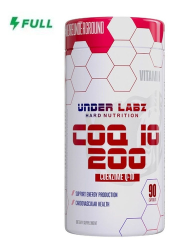 Coenzime Coq-10 200mg (90 Cápsulas) - Under Labz