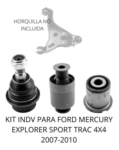 Kit Bujes Y Rotula Para Ford Explorer Sport Trac 4x4 07-10