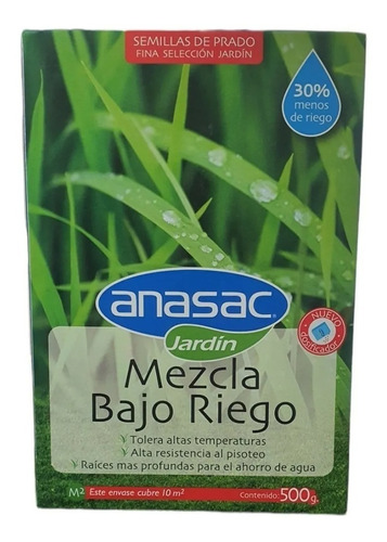 Pasto Mezcla Bajo Riego Anasac 500 Grs.