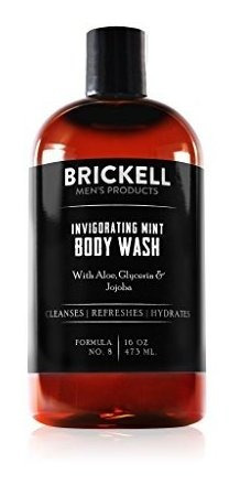 Gel De Baño De Menta Vigorizante Para Hombres Brickell Para