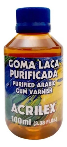 Goma Laca Purificada Acrilex 100ml. Serviciopapelero