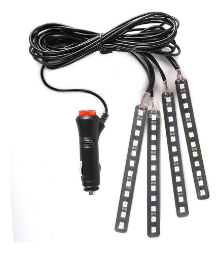 Tira De Luces Led Rgb, 12 V, 4 X 12 Smd, Control Remoto Para