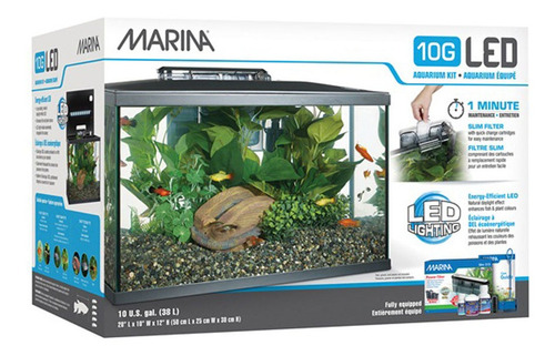 Kit Completo Acuario Deluxe Marina 38lts