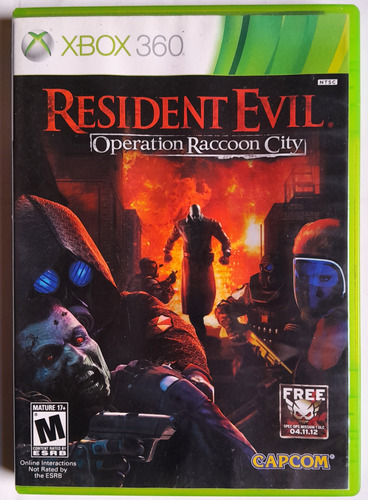 Jogo Resident Evil: Operation Raccoon City Xbox 360 Cd.