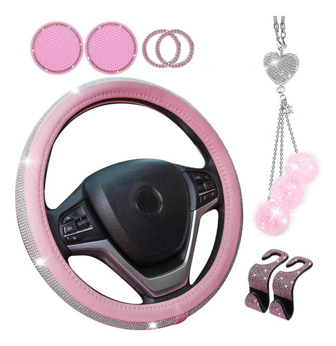 Cubierta Volante Diamante For Woman Accesorios Coche Bling