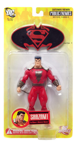 Superman/batman Series 1 public Enemies: Shazam. Figura De.