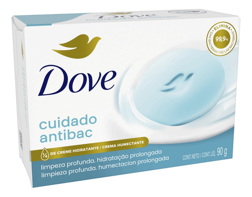 Sabonete Dove Cuidado Antibac 90g Kit C/24