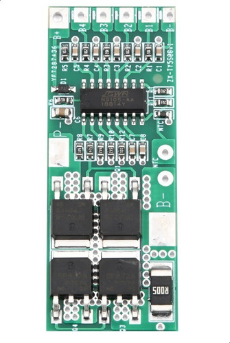 Modulo Proteccion Carga Bms 5s 18650 5 Celdas 18.5v 10a