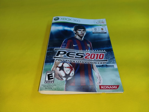 Portada Original Pes 2010 Pro Evolution Soccer Xbox 360