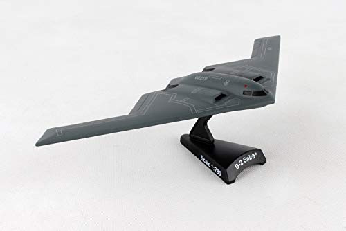 Avion A Escala 1:280 Gris Metal Fundido Con Soporte