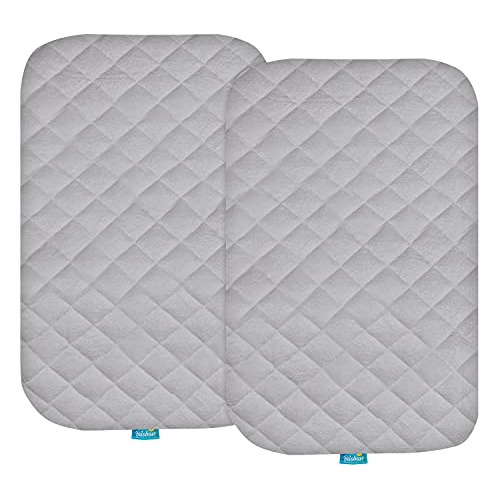 Bassinet Mattress Pad Cover(20  X 33 ), Compatible With...