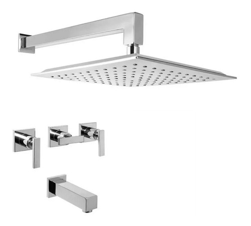 Imagen 3 de 3 de Griferia Baño Juego Completo Peirano Sena Ducha Bidet