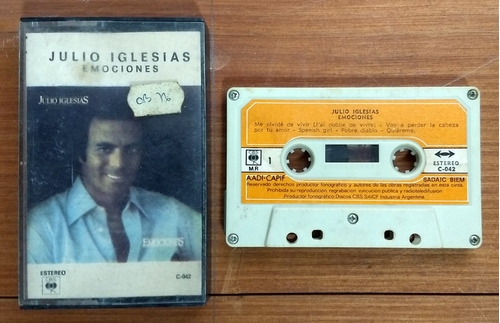 Julio Iglesias Emociones Cassette