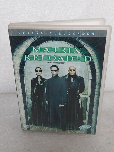 Dvd Duplo Filme Matrix Reloaded Keanu Reeves E L. Fishburne