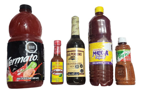 Pack Michelada- Kermato-tajín-chamoy Y Salsas