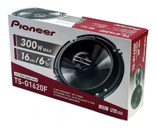 Bocinas Pioneer Ts-g1620f 6.5  300w Max 2 Vías 