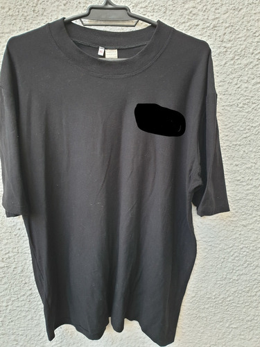 Camiseta Negra De Trabajo Xl.