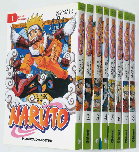 Lote De Mangas De Naruto Clasico (1 Al 8)