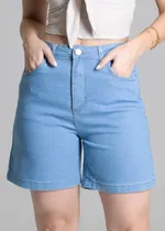 Comprar Short Bermuda Sawary Jeans Feminino Original Confortável