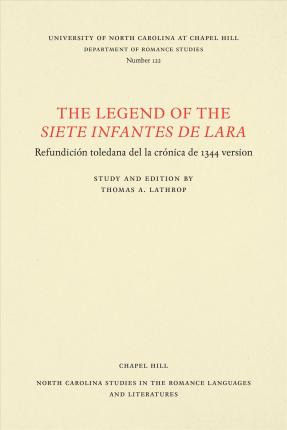 Libro The Legend Of The Siete Infantes De Lara - Virginia...