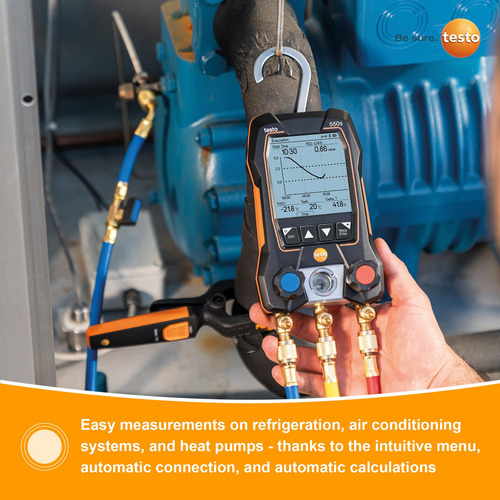 Conjunto De Medidores De Corrente Alternada Testo 550s